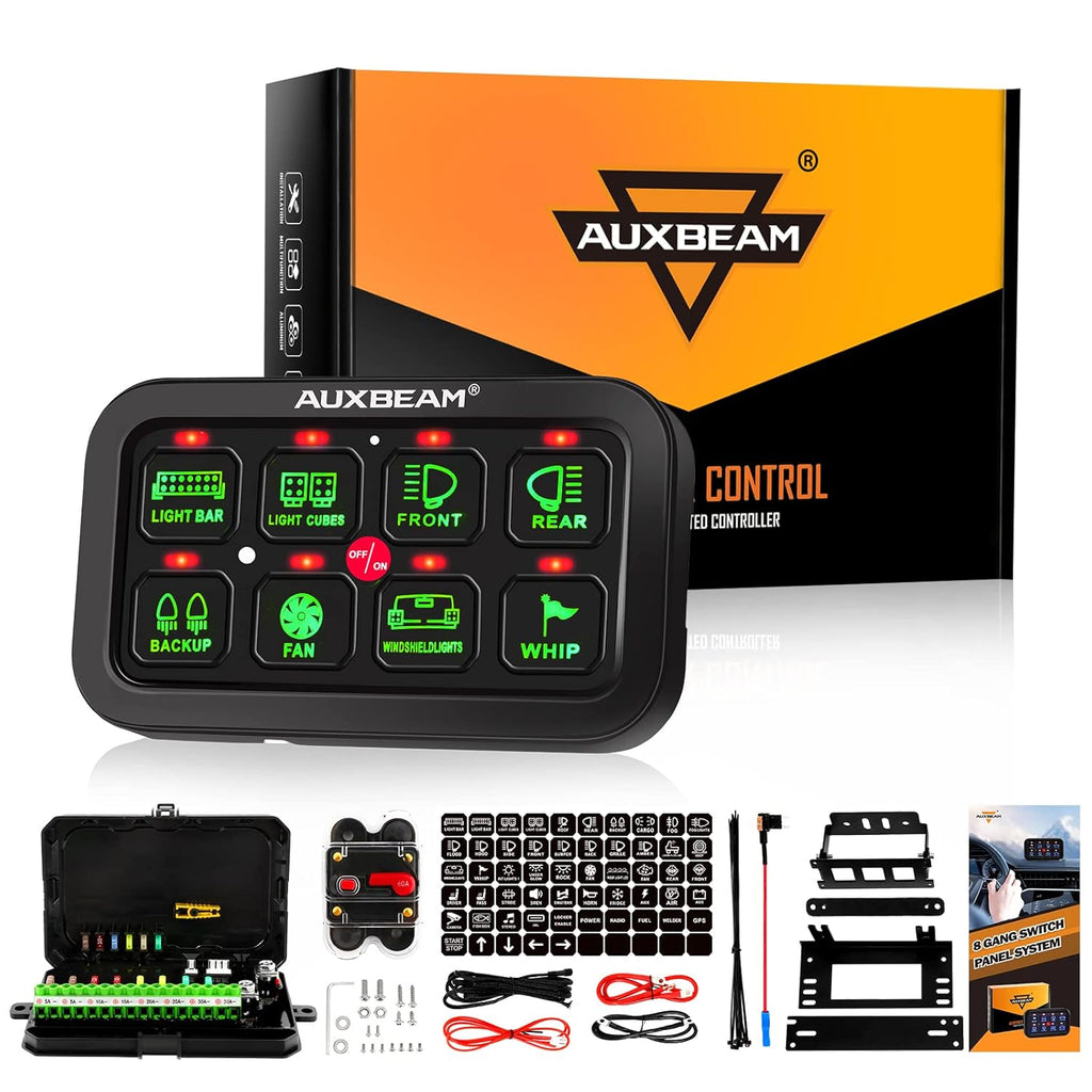 8 Gang Switch Panel with LED Switch Pod K58674