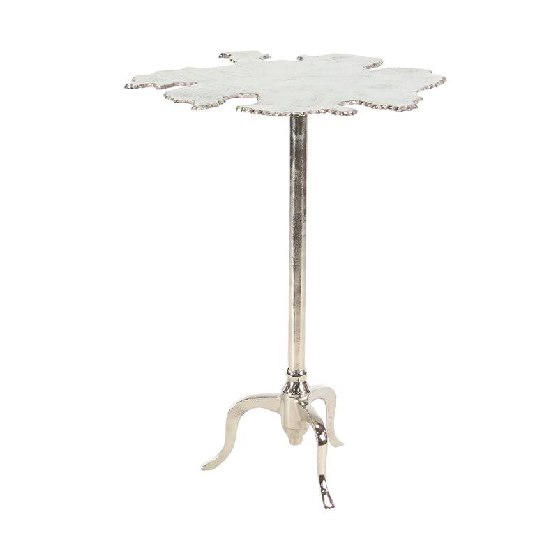 Silver Aluminum Accent Table V50693