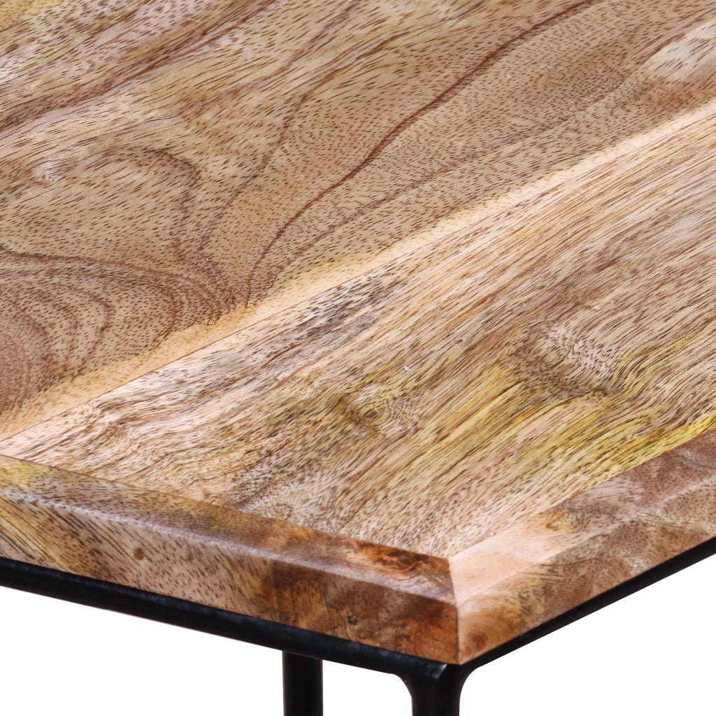 Mango Wood Coffee Table with Iron Frame W426340