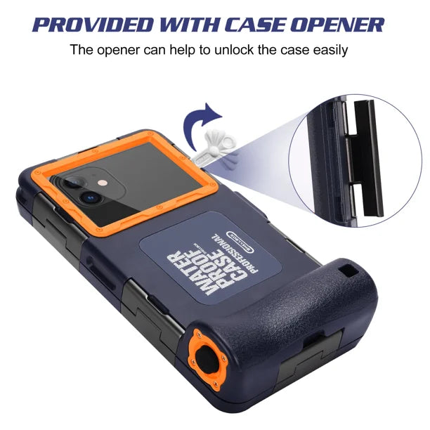 Waterproof Protective Case for Infinix S5 Pro and Phones Up to 6.9 Inch with Lanyard F524