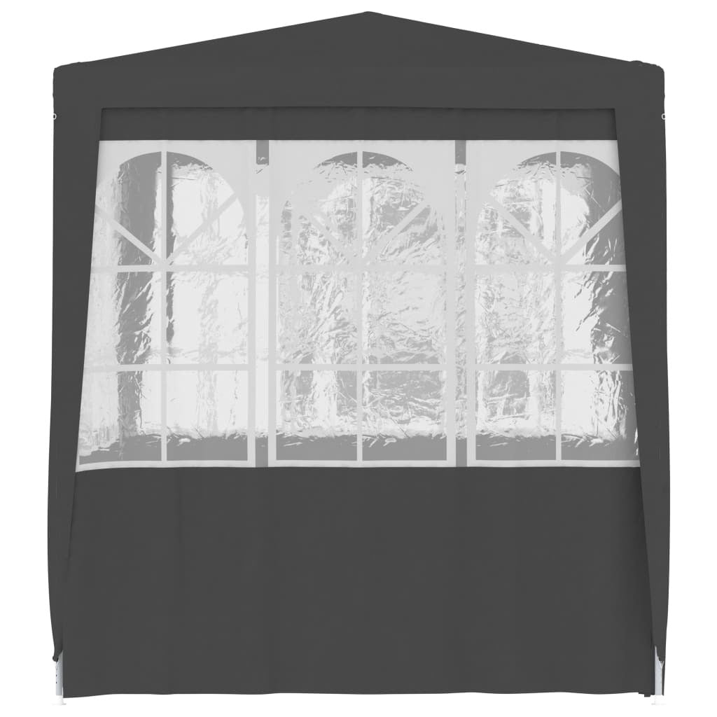 Professional Party Tent with Side Walls 8.2'x8.2' Anthracite Y8082