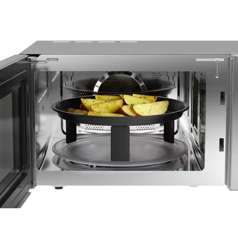 Electric Built-In Microwave in Silver with Mirror Finish B43192