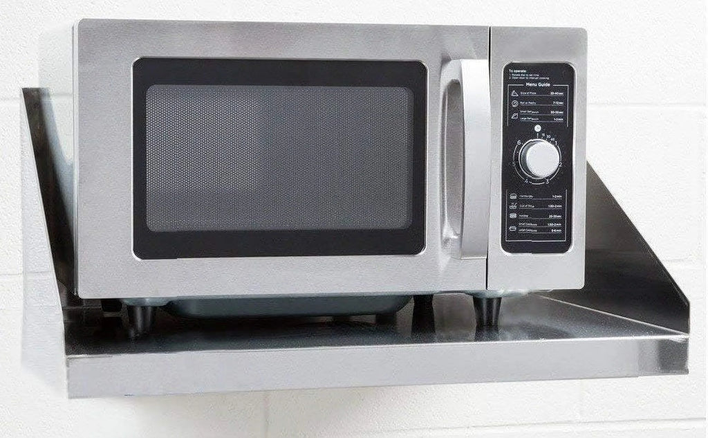 Stainless Steel Wall Mount Microwave Shelf 18" X 24" A11343