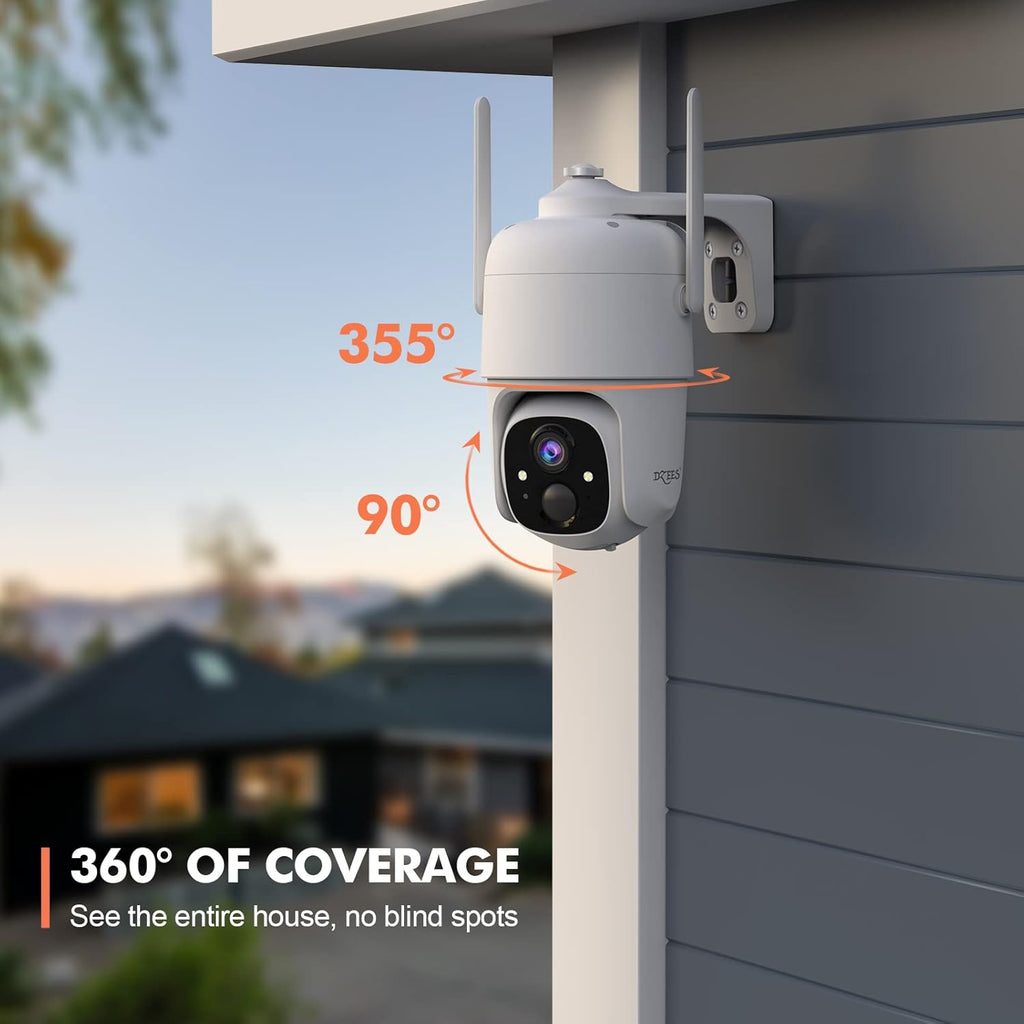 Outdoor Wireless Security Camera with 360 Degrees Viewing U85465