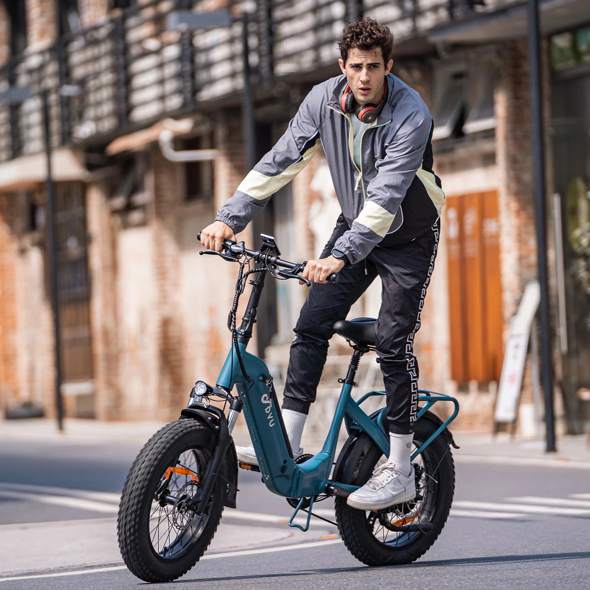 20 Fat Tire Folding Electric Bike 500W 48V 14AH O554806