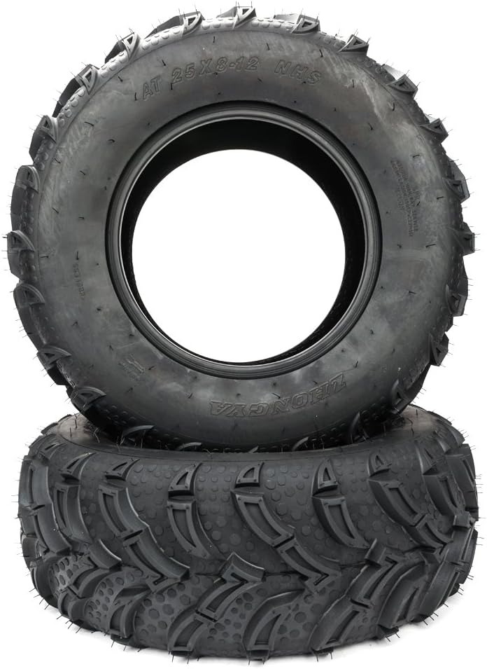 2PCS 25x8-12 Front ATV UTV All-Terrain Tires 6 PLY Y93871