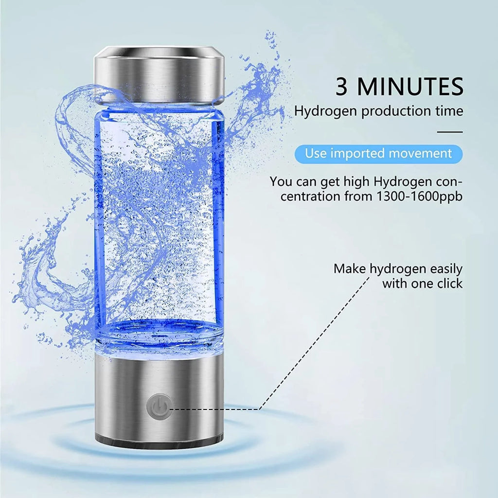420ML Rechargeable Portable Hydrogen Water Bottle X84130