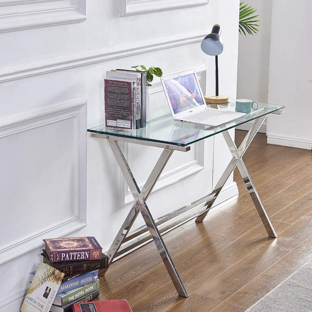 Tempered Glass Computer Desk P610