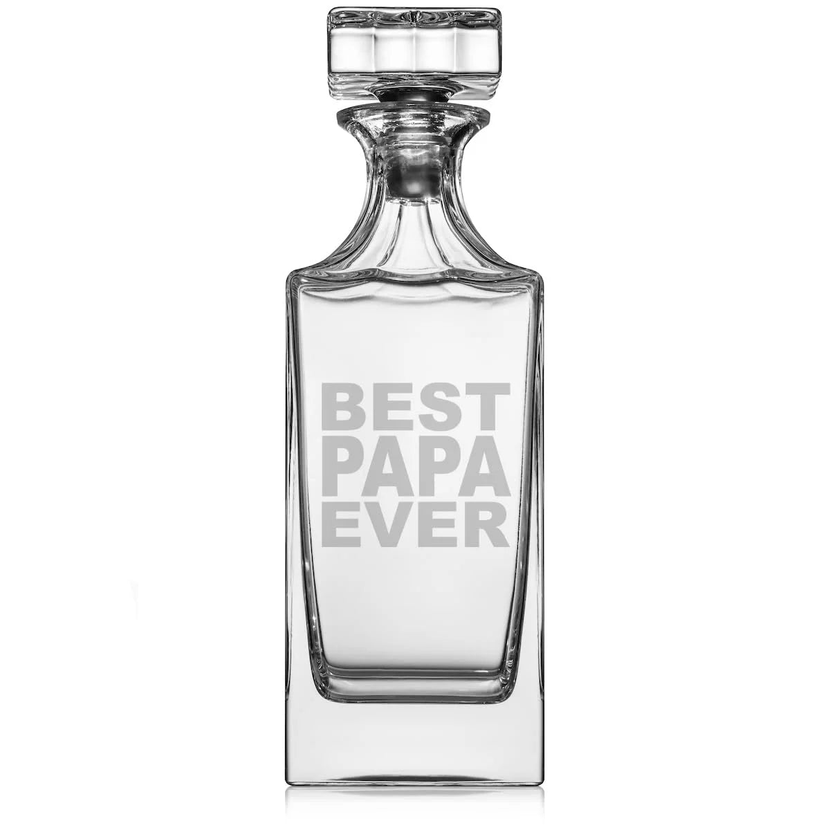 30 oz Glass Whiskey Decanter with Glass Stopper X6411