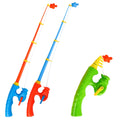 6 Pcs Stretchable Fishing Pole Toy Bath Toy Flexible Magnetic Kids Fishing Rod E50050