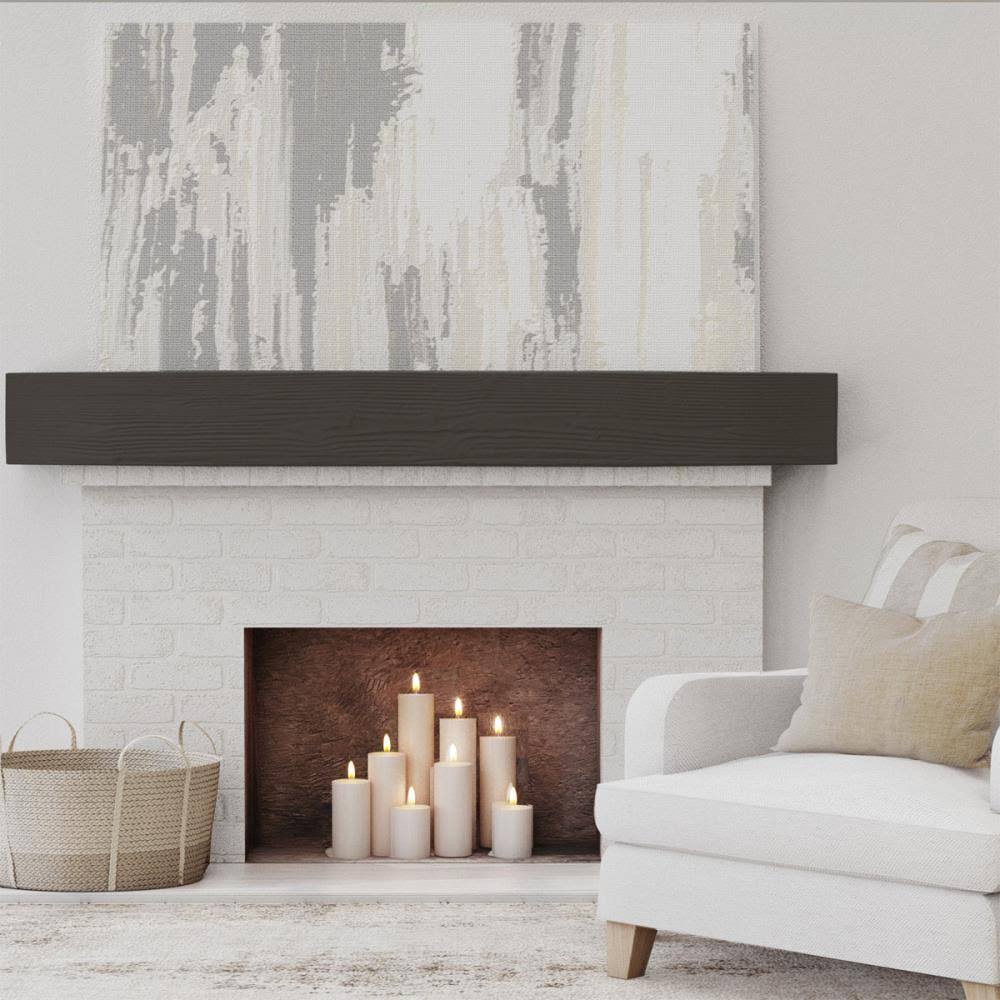 Sandblasted Faux Wood Fireplace Mantel G976915