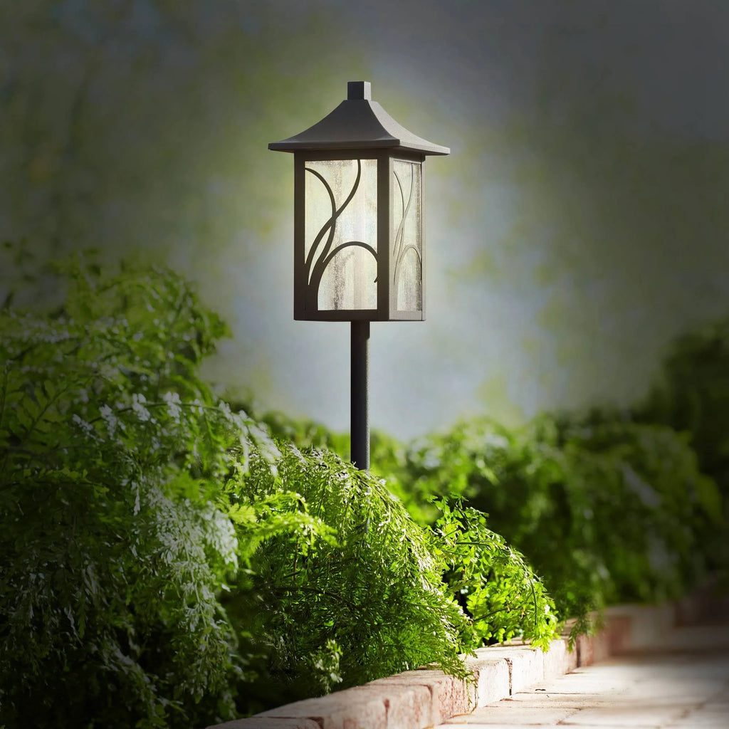Black LED Landscape Path Light Set of 2 G223485