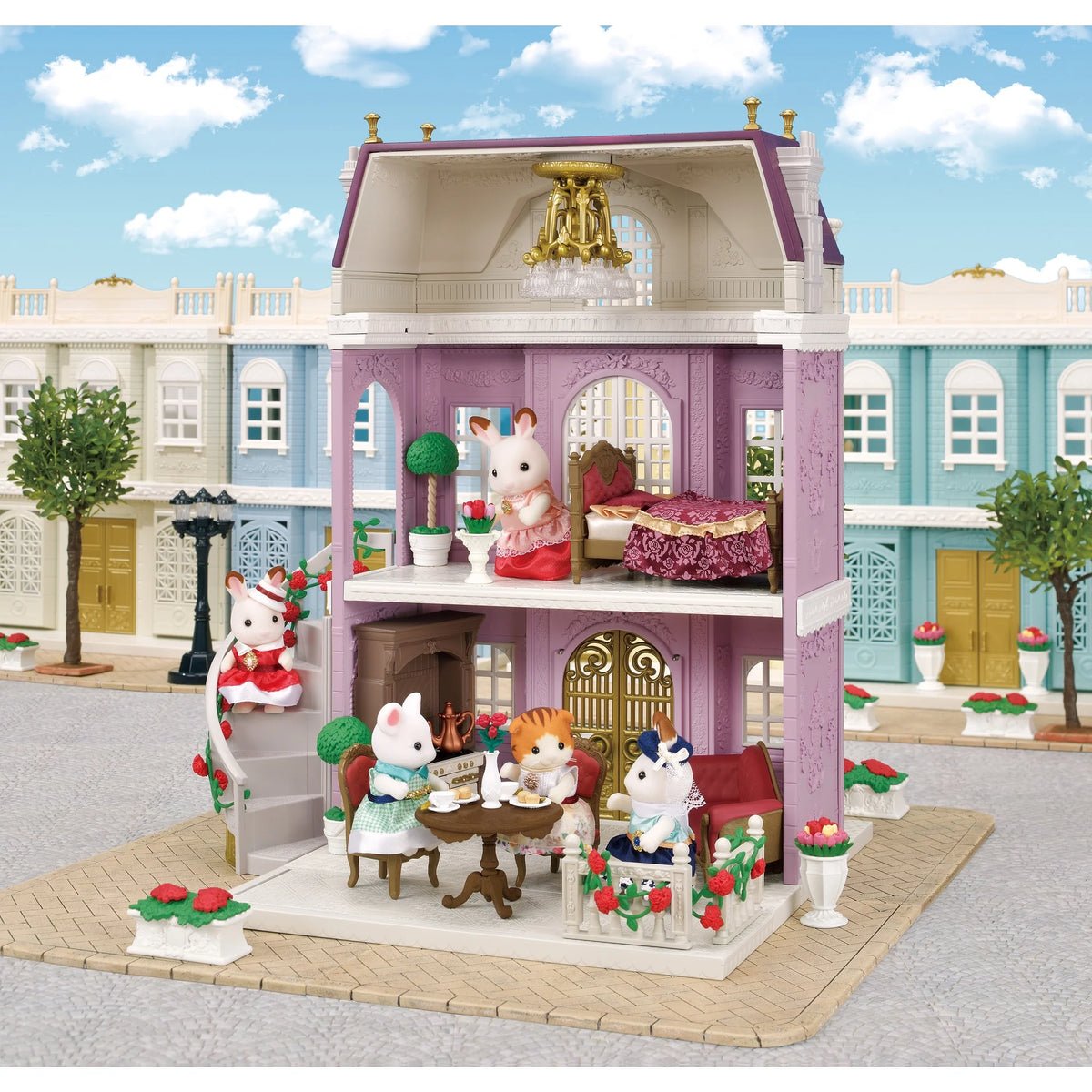 Dollhouse Playset with Figure, Furniture and Accessories F51884