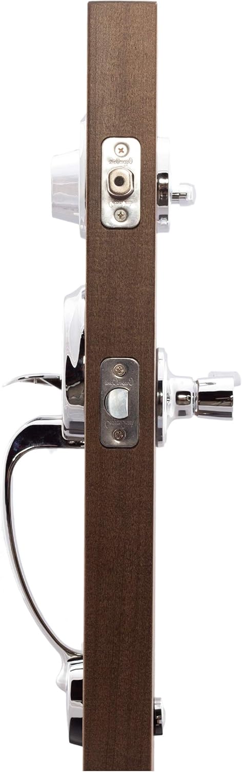 Polished Stainless Front Door Handle Set, Pack of 2 T99904