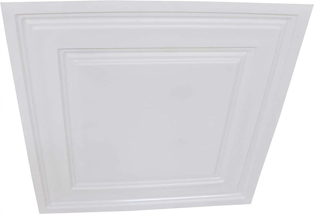 2 ft. x 2 ft. PVC Ceiling Tile in Plain White V666213