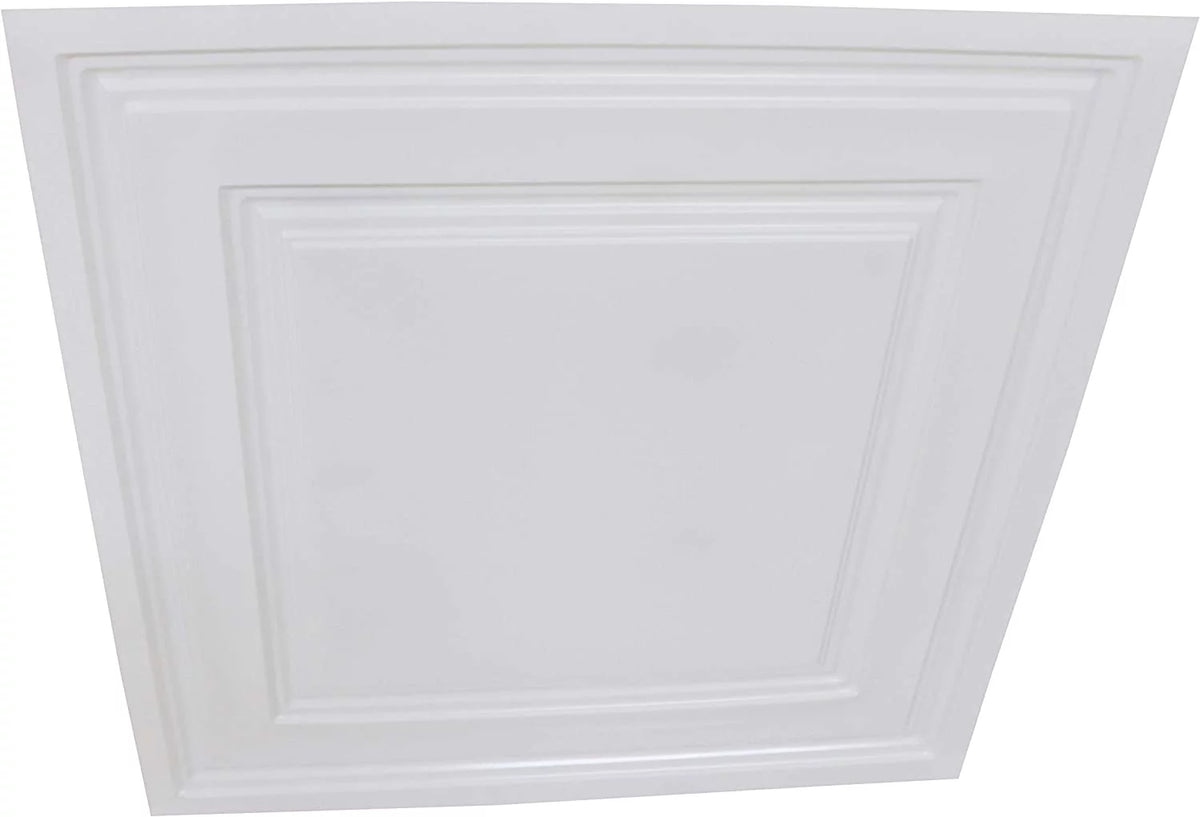 2 ft. x 2 ft. PVC Ceiling Tile in Plain White V666213
