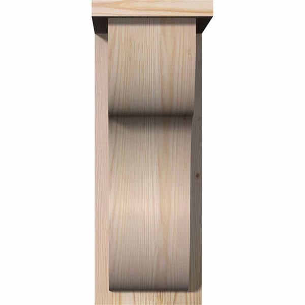 Carmel Smooth Corbel with Backplate, Douglas Fir J5583