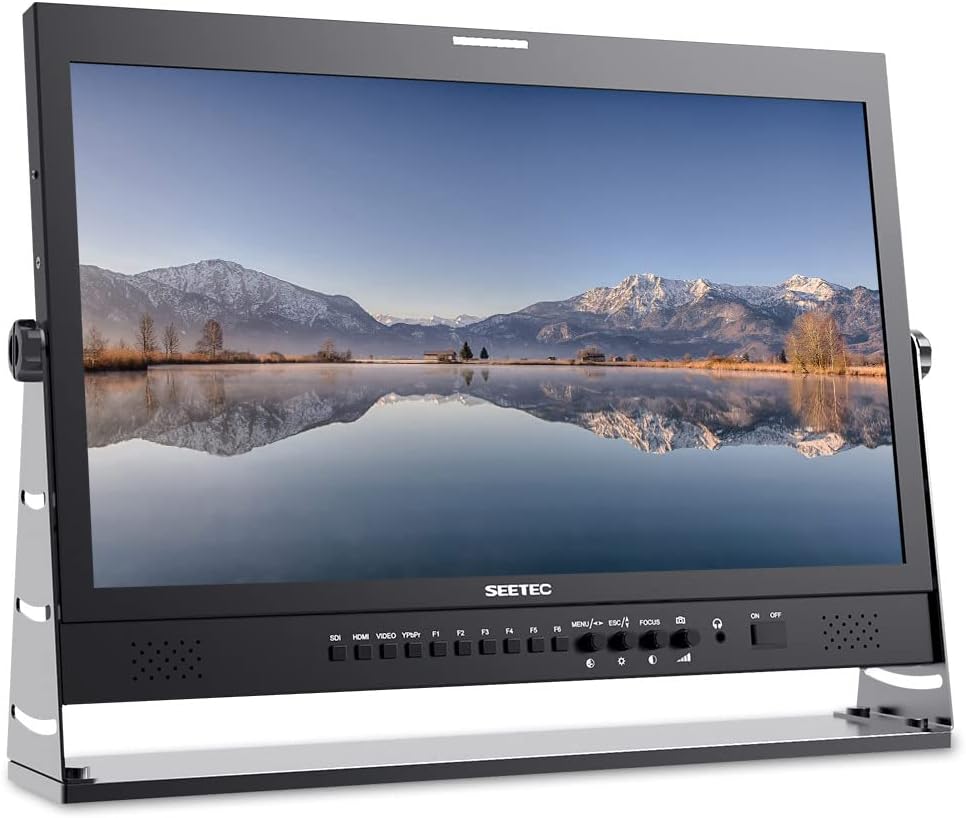 21.5 Inch Broadcast Production LCD Monitor 3G SDI 4K HDMI IPS Full HD S652