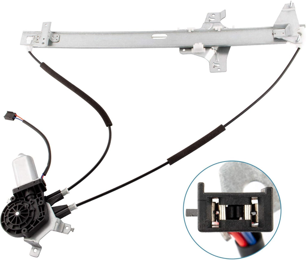 Front Passenger Side Power Window Regulator and Motor Assembly Pack of 2 A2755