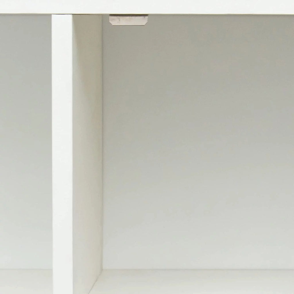 White and Oak Storage Cabinet with Door J92433
