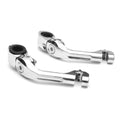 Chrome Angled Adjustable Highway Foot Peg Mounting Kit, 1 Pair M669