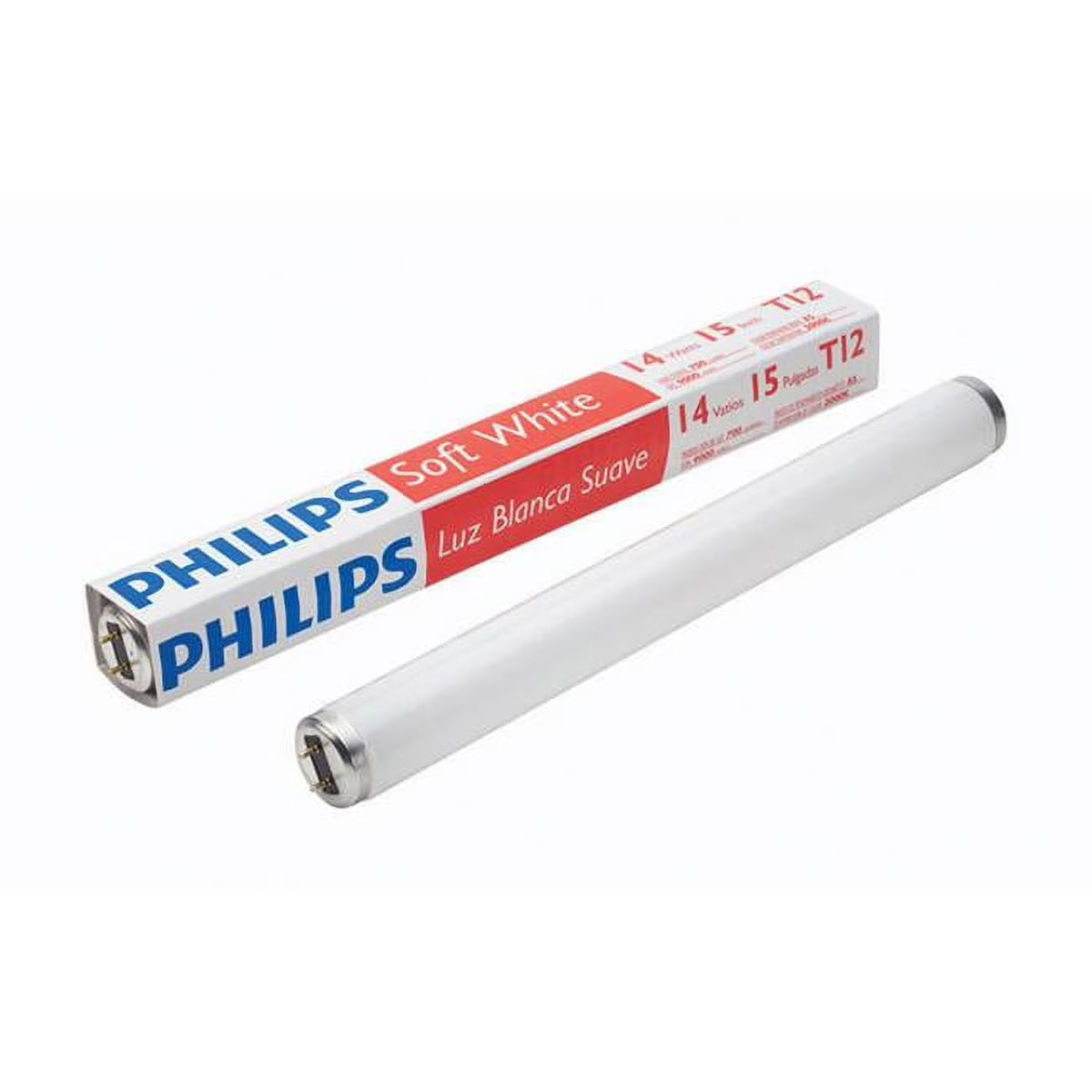 14W T12 1.5 Dia. x 15 in. Soft White Fluorescent Bulb Linear, 700 Lumens - Pack of 6 O6700