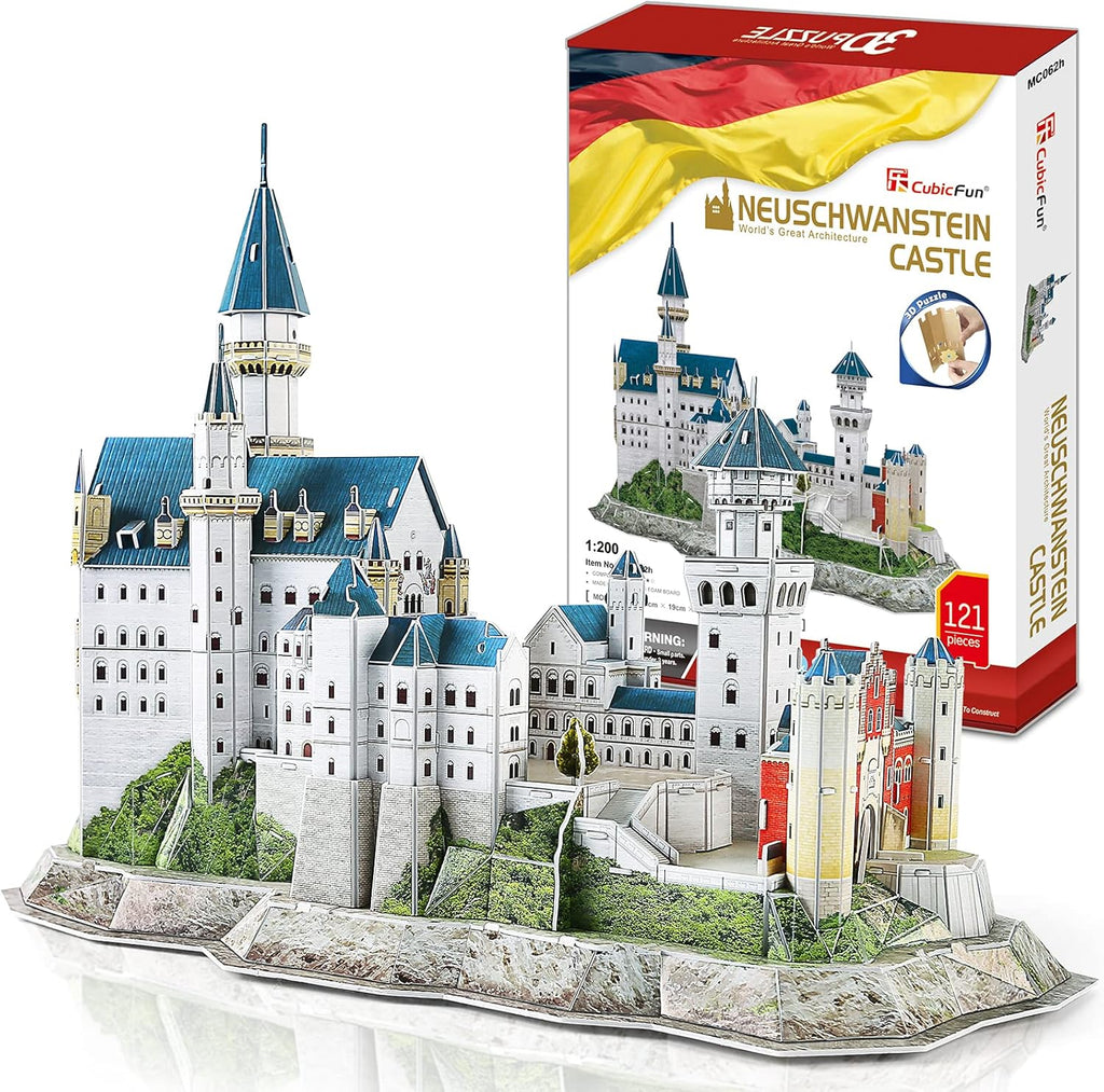 3D Puzzle Notre Dame de Paris Cathedral Model Kit, 293 Pieces B859548