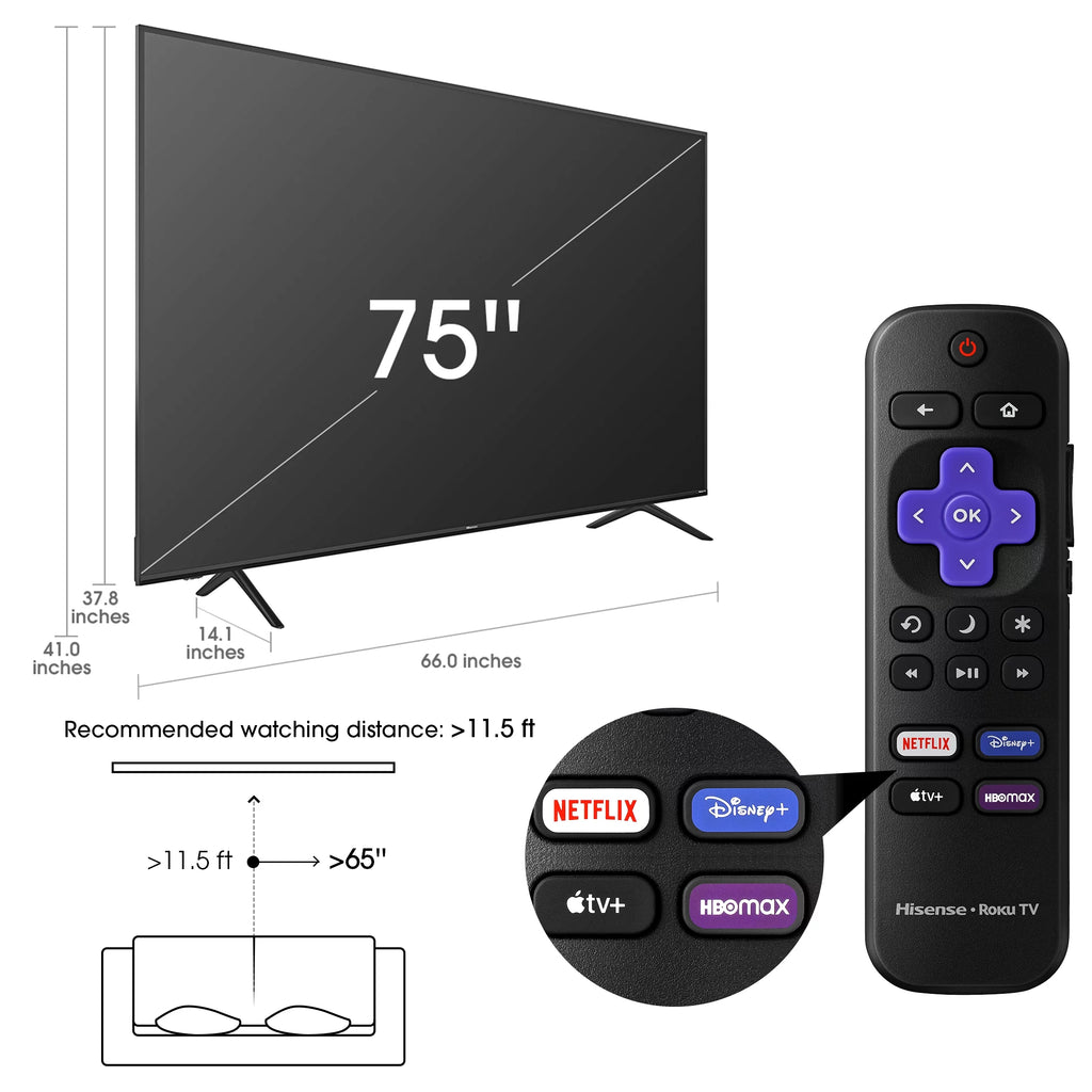 75" 4K UHD LED Smart TV X794769