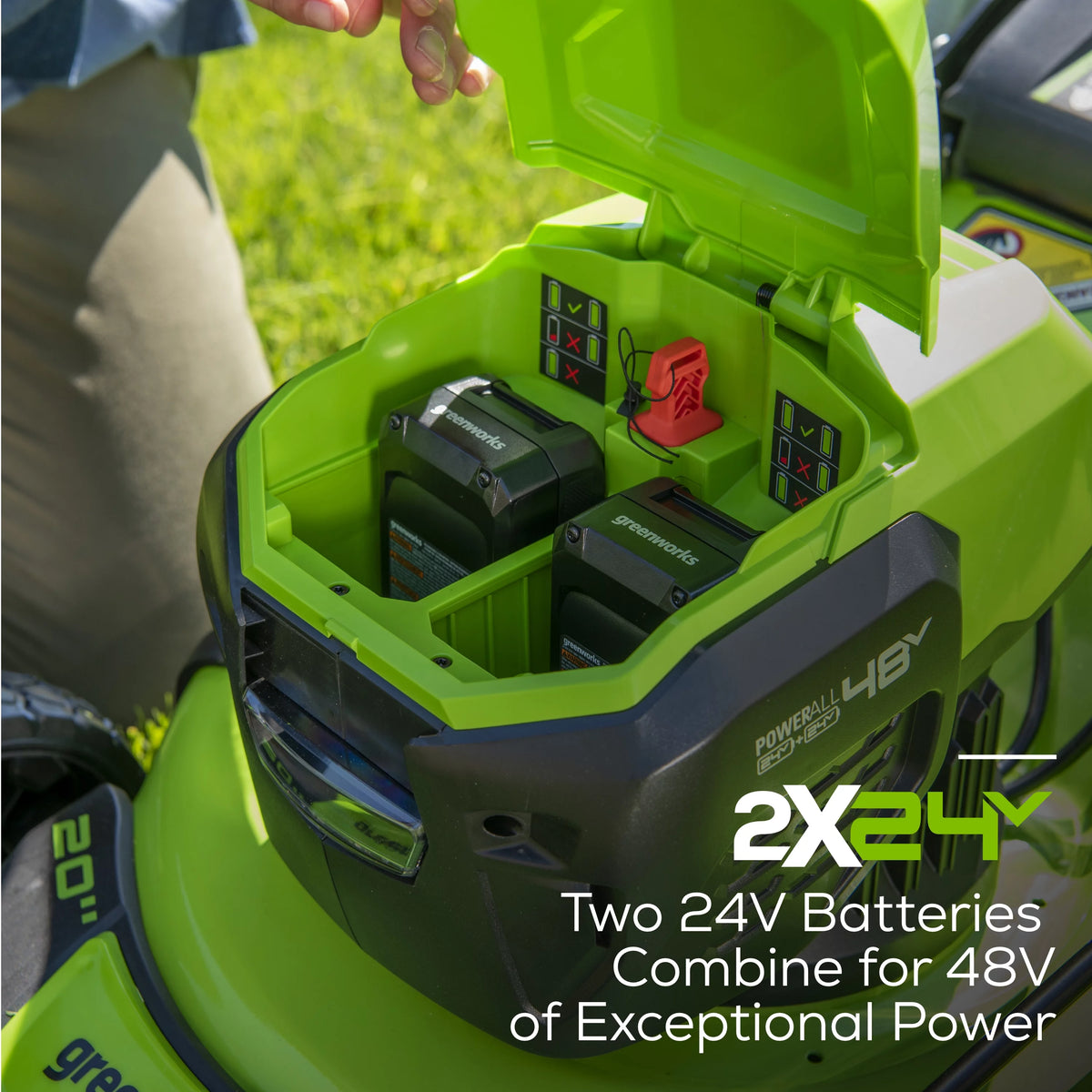 48V 20 Battery-Powered Lawn Mower M662