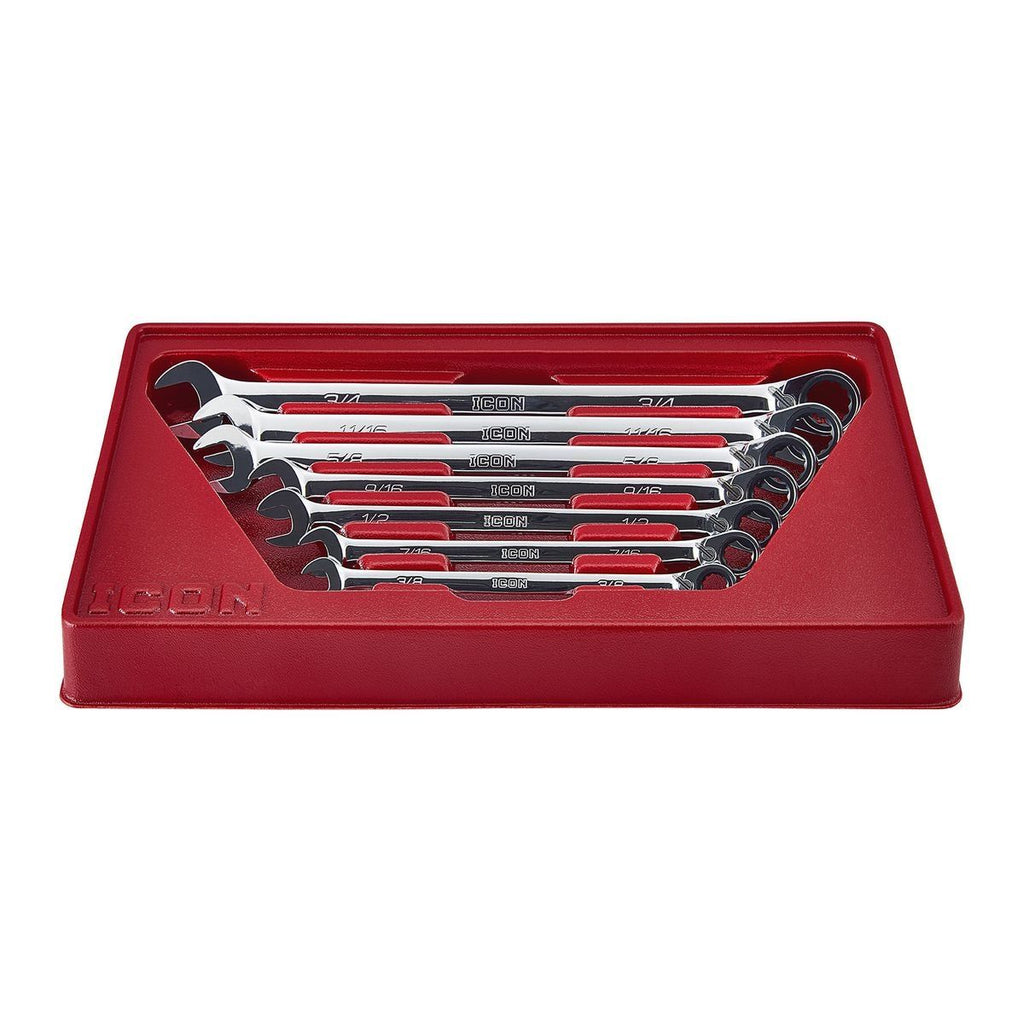 SAE Ratcheting Combination Wrench Set, 7-Piece G559
