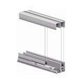 5 60 inch Sliding Cabinet Door Track, Zinc, Gray E510409