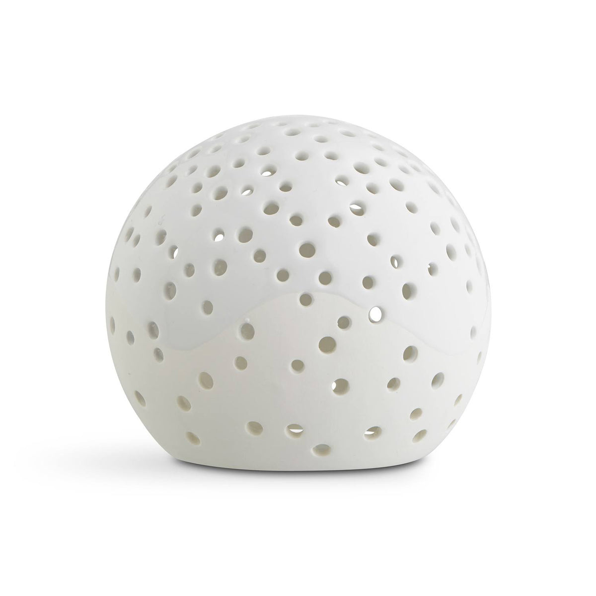 White Tealight Candle Ball 14 cm H780635