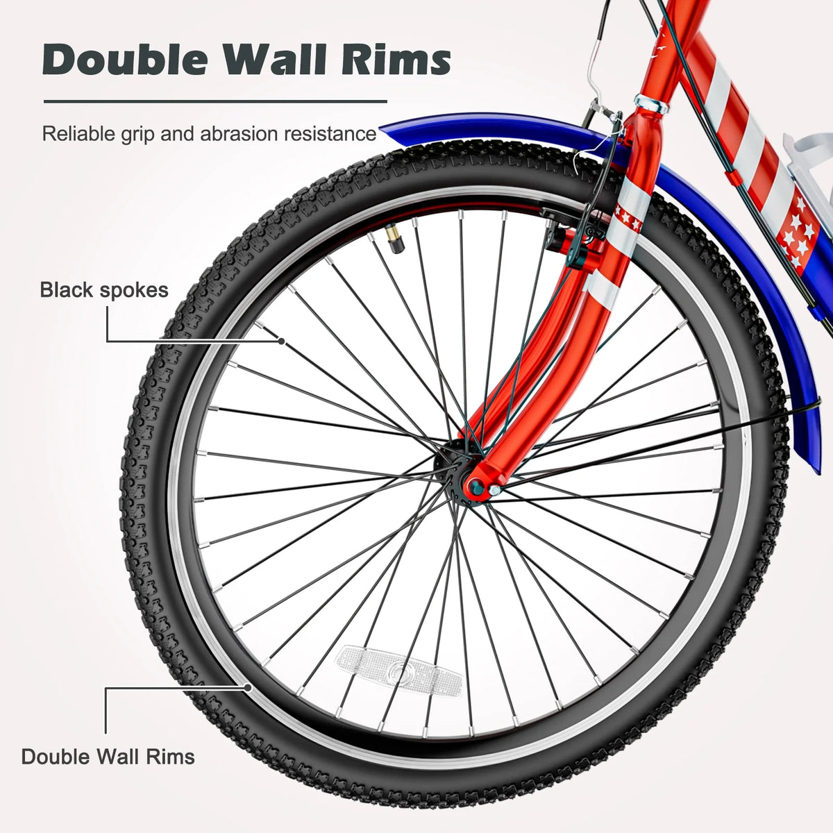 Adult Tricycles 3 Wheel 7 Speed 20 inch with Big Basket R5040
