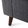 Charcoal Fabric 3 Seater Sofa with Accent Pillows Y14872