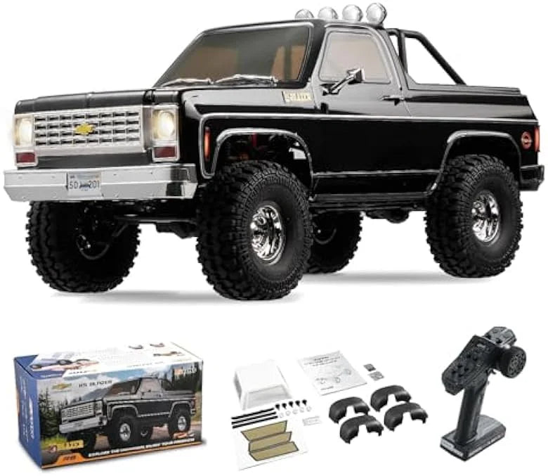 1/10 RC Crawler Pick Up Truck & SUV 2.4GHZ 11CH Remote Control Car Black D35637