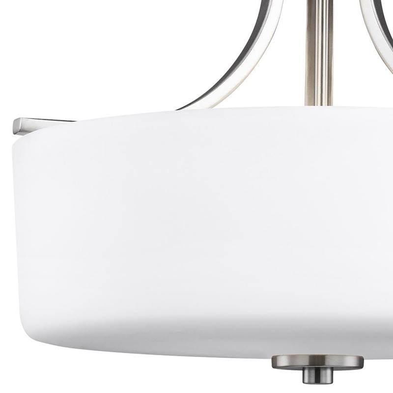 3 Light Semi Flush Mount D1476