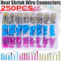 Heat Shrink Wire Connectors Crimp Terminals Kit 250x J591189