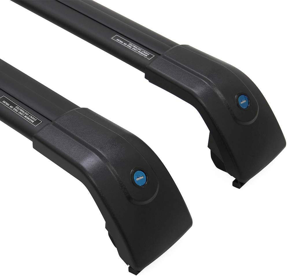 Black Cross Bars Roof Rack Side Rails H93607