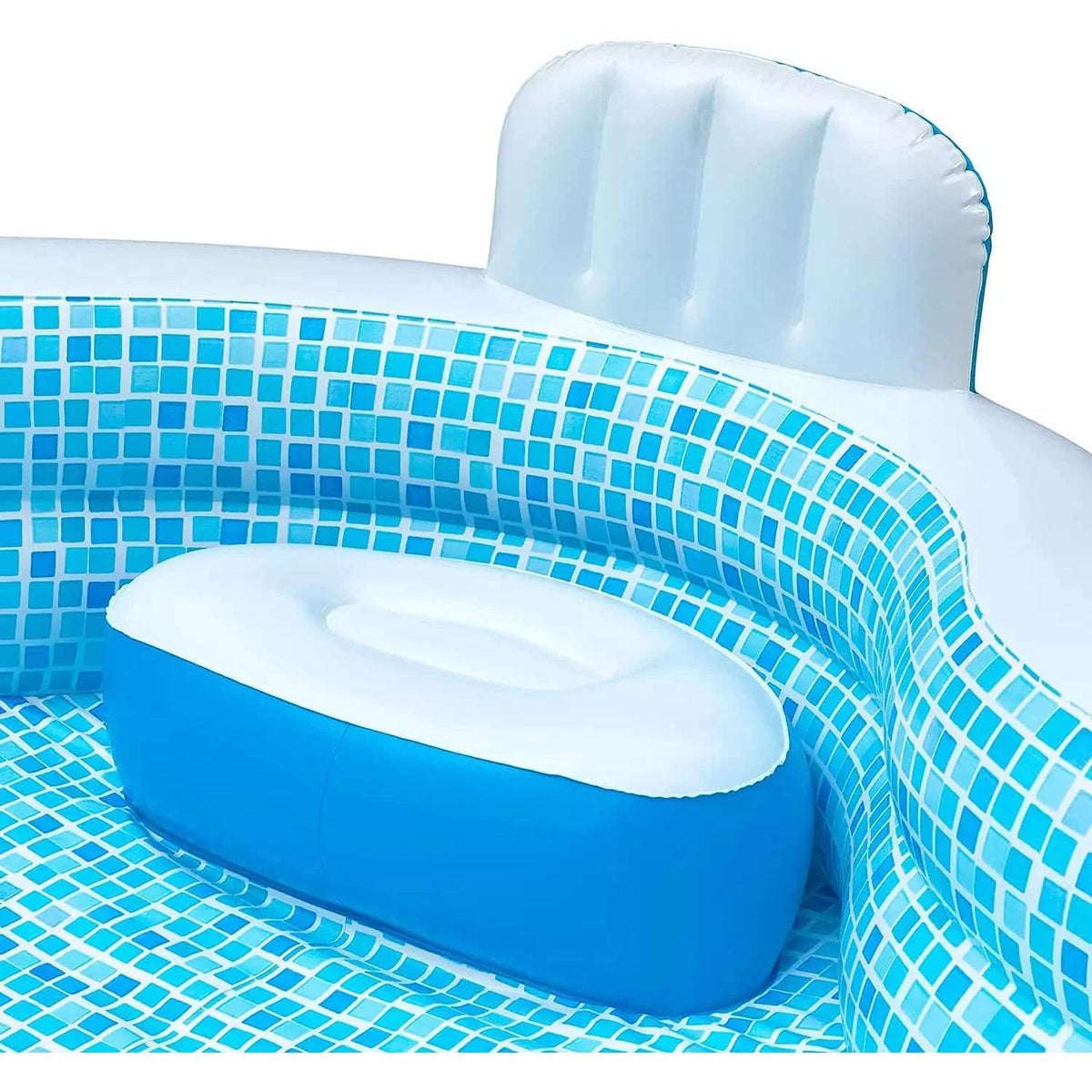 10 Feet Long Inflatable Pool with 2 Seats E711459