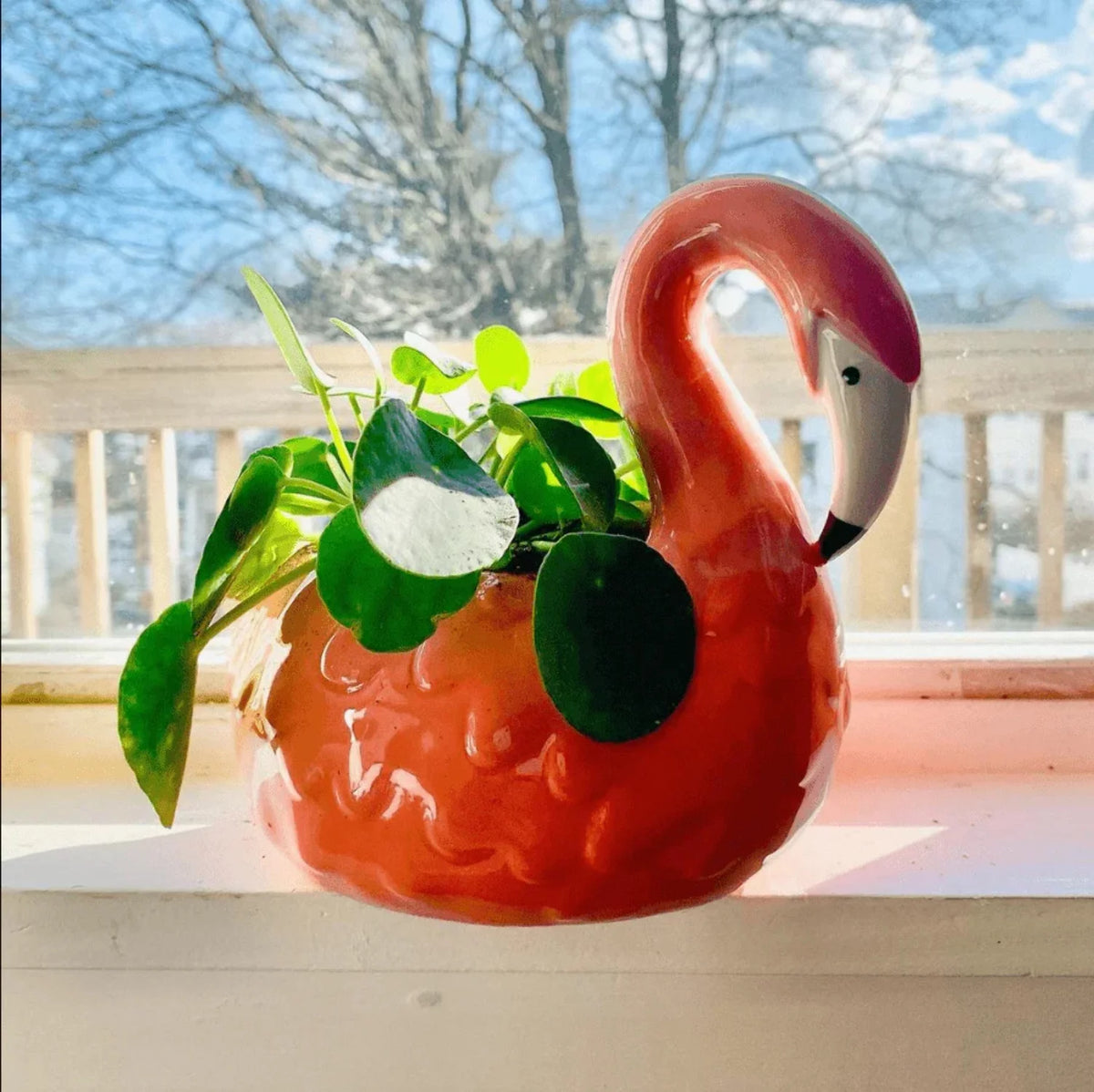 Flamingo Ceramic Planter Pot H693
