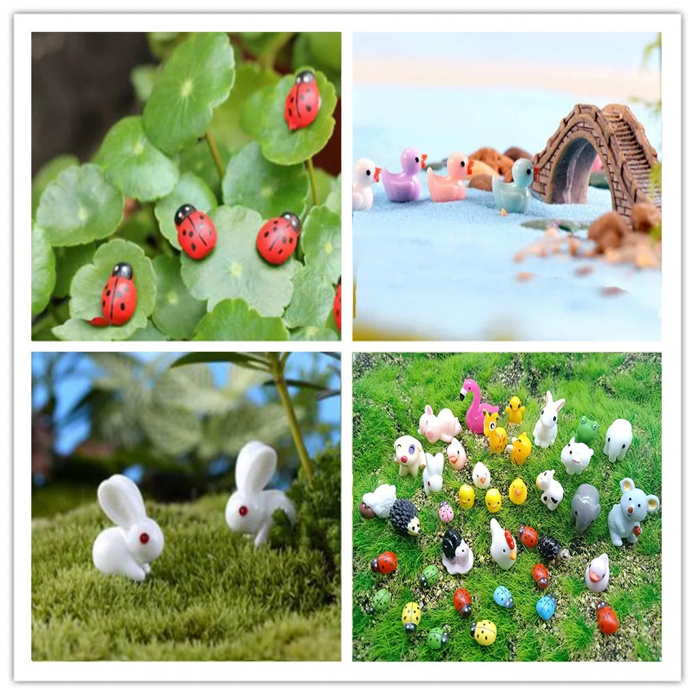 45Pcs Multicolor Miniature Fairy Garden Accessories L1514