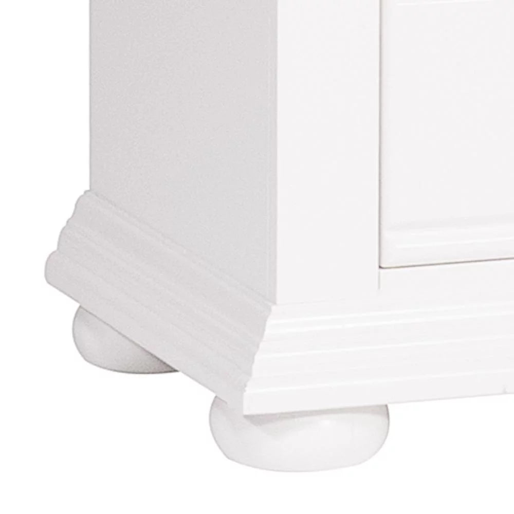 Media Chest, Oyster White Finish U3137