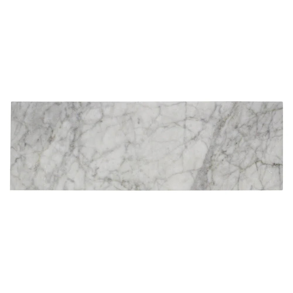 Carrara 6x18 Honed Marble Tile J508