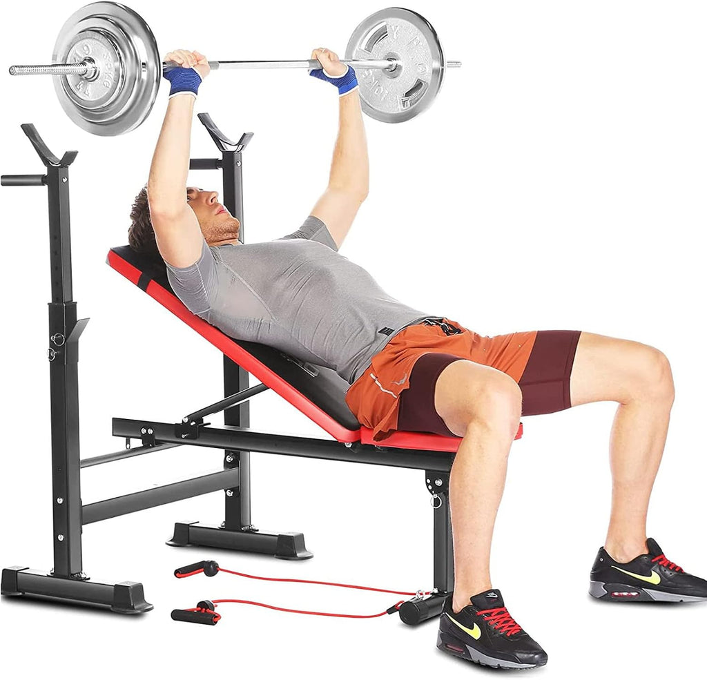 Adjustable Olympic Weight Bench B6432