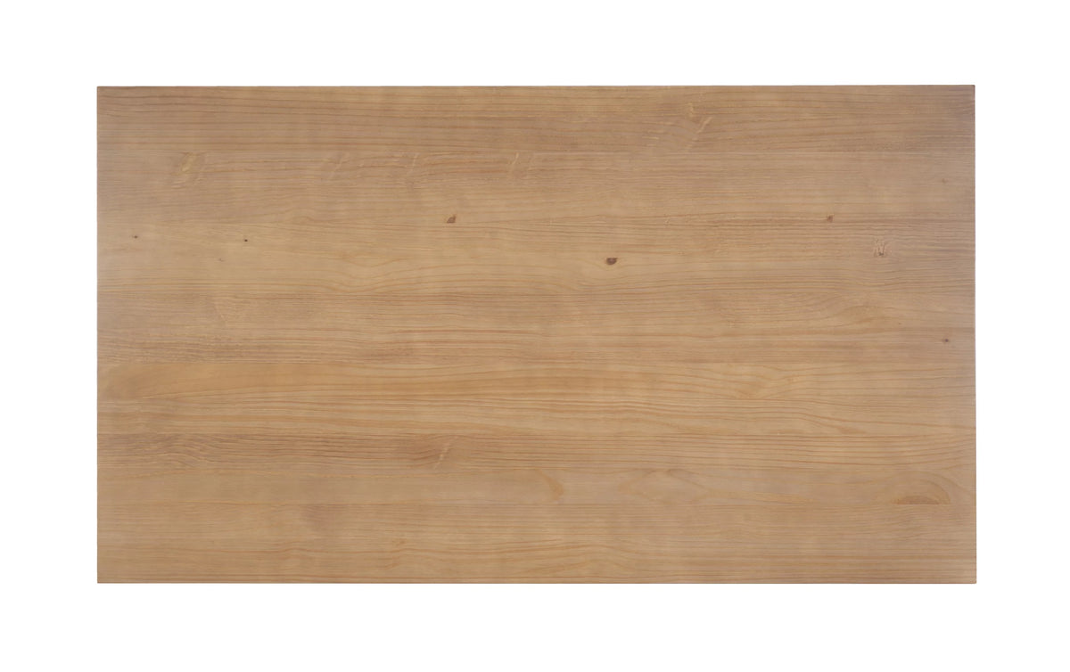 67"x38" Solid Wood Double Pedestal Dining Table A657241