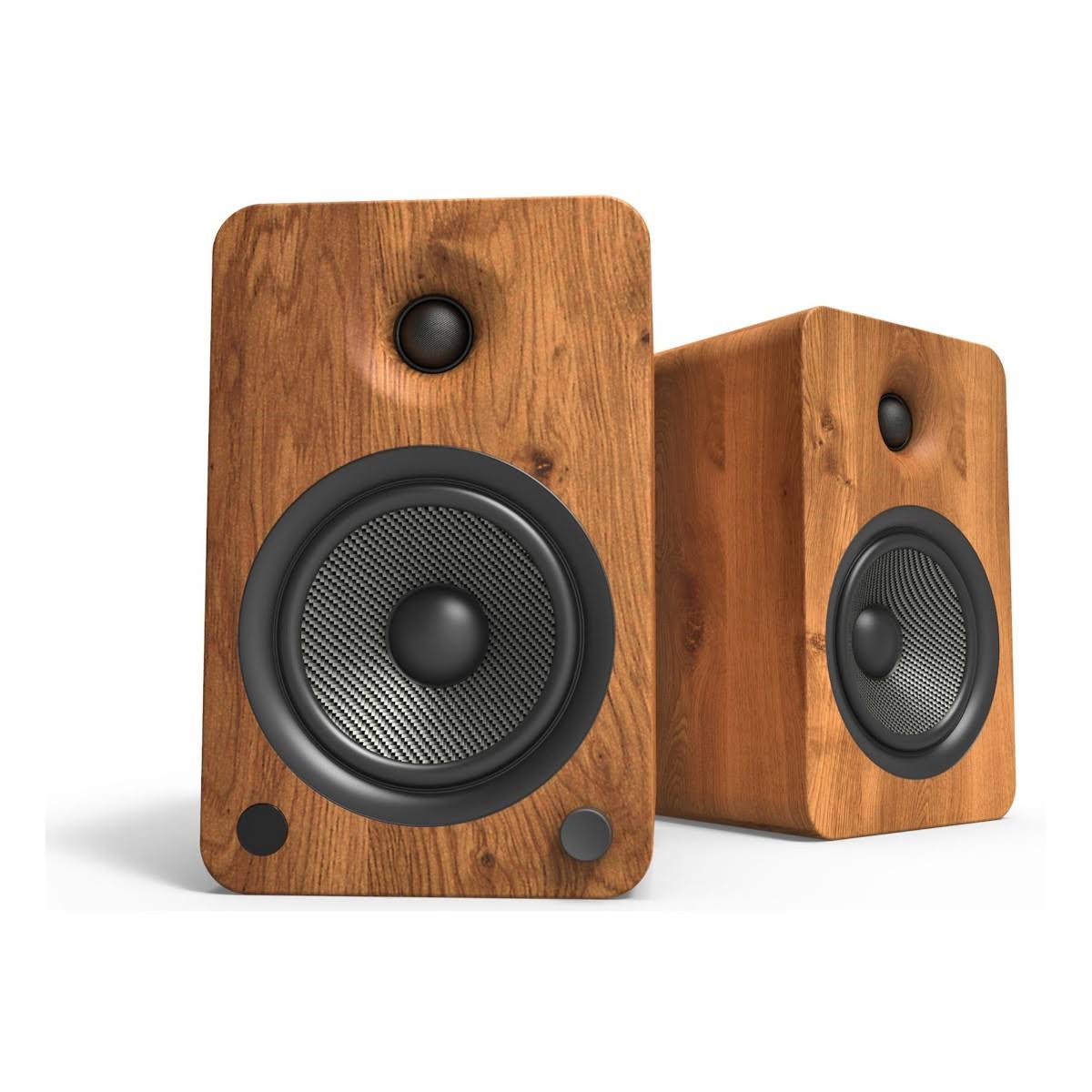 Powered Bookshelf Speakers with Bluetooth and Desktop Stands F7598