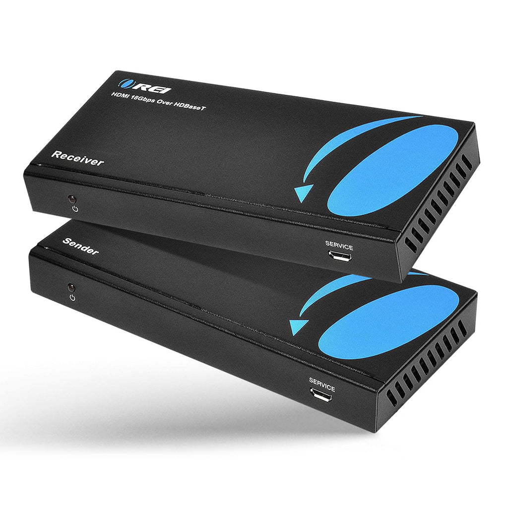 4K UltraHD Extender over HDBaseT Balun 18Gbps Over CAT 5/6/7 Ethernet Cable W385666