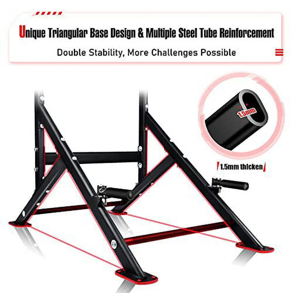 Adjustable Power Tower Dip Station Pull up Bar O87413