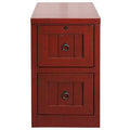 Burnt Red 2-Drawer Vertical Filing Cabinet G219003