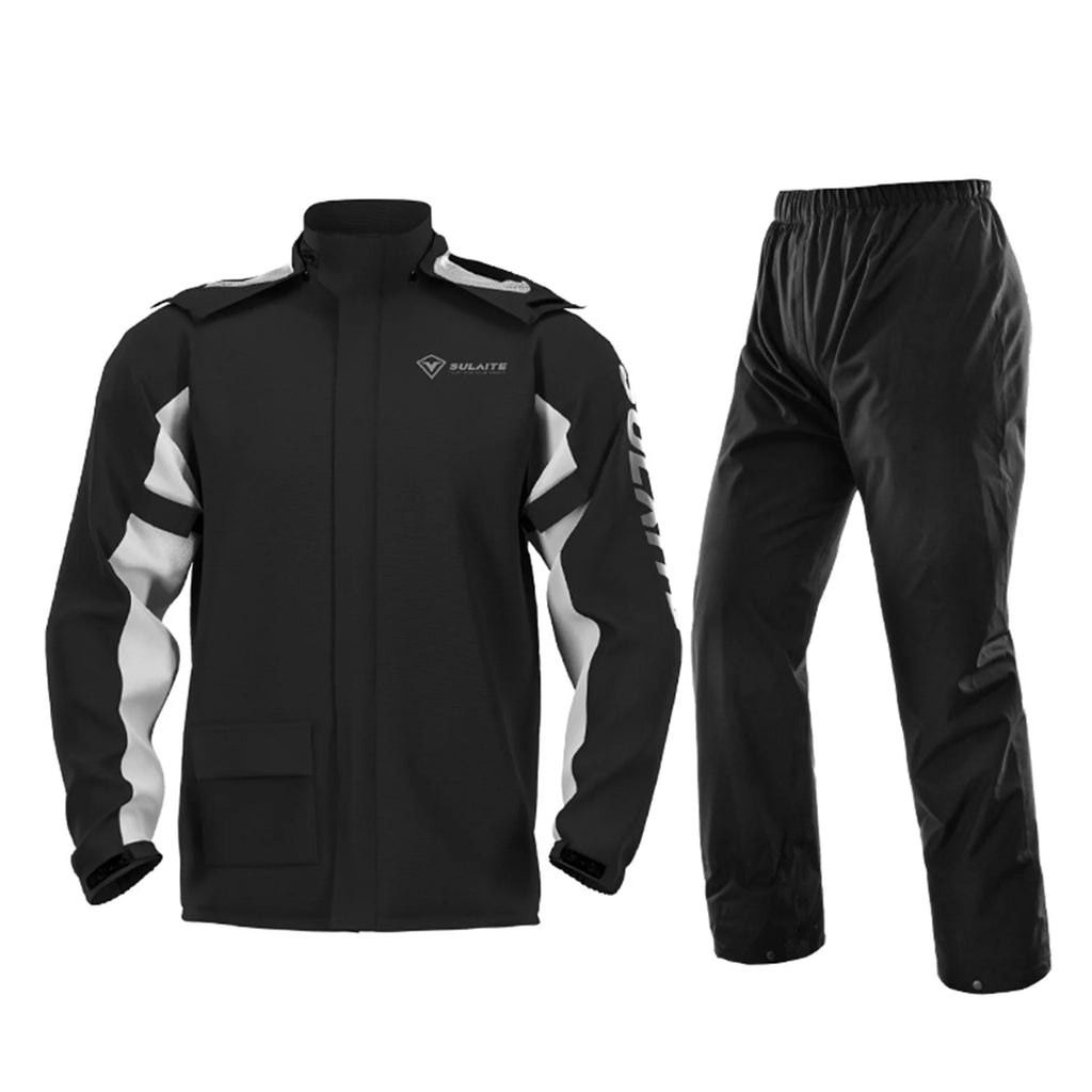 Waterproof Rain Coat Pants Set with Invisible Shoes Cover X16551